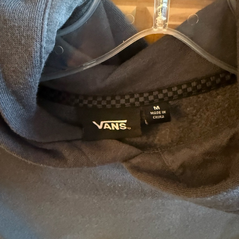 Women’s M Vans Gray Classic Pullover Hoodie - Picture 3 of 3